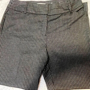 Plus size wide leg black and grey dress pants size 14 business to dinner